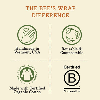 Large Wrap 3 Pack Bee's Wraps Bee's Wrap 