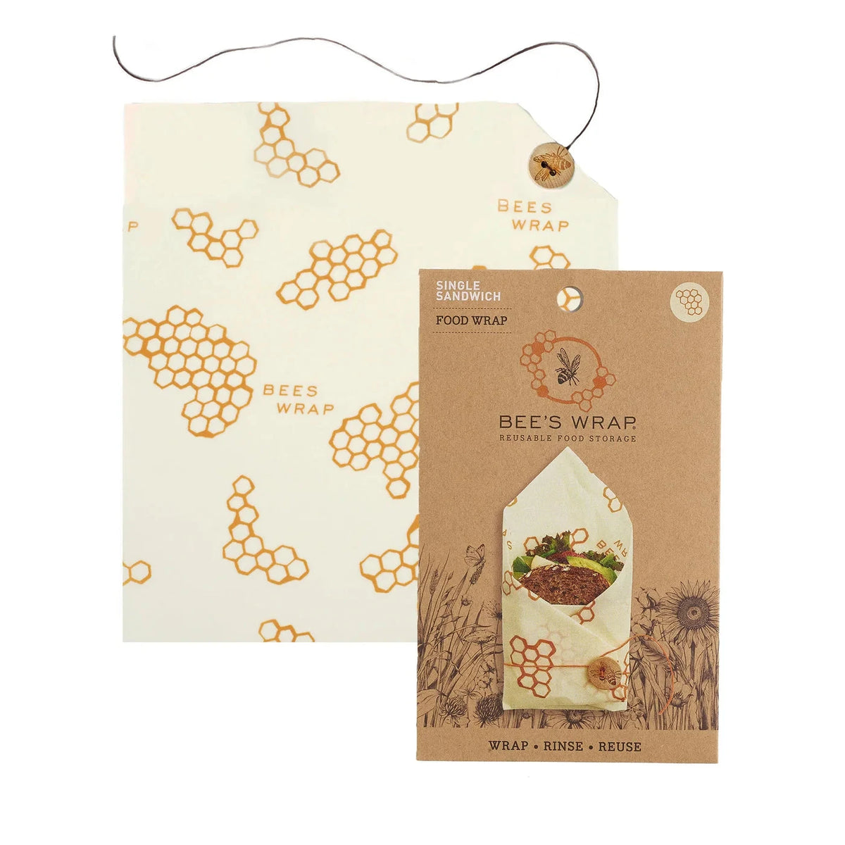 Sandwich Wrap Honeycomb Wraps Bee's Wrap 